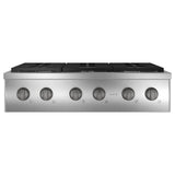36'' Commercial-Style Gas Rangetop With 6 Burners (Natural Gas)