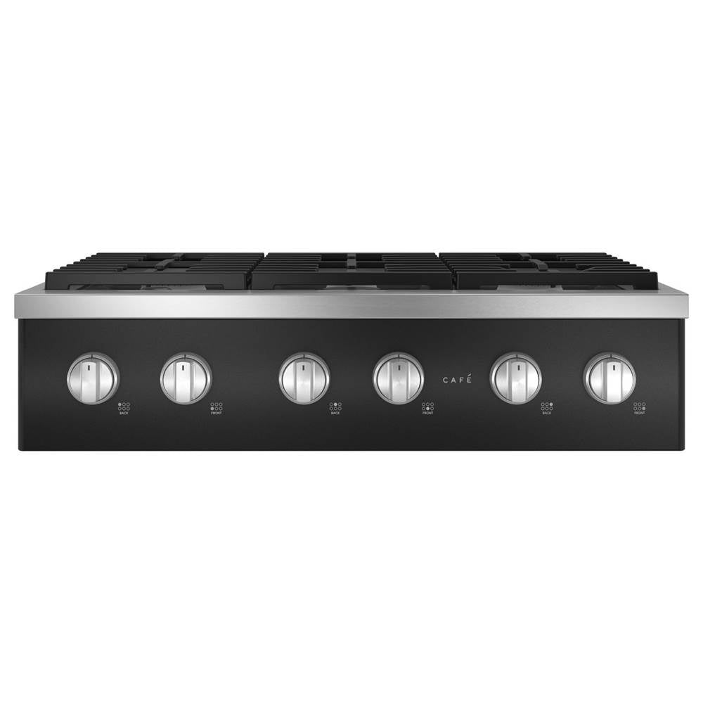 Cafe - 36'' Commercial-Style Gas Rangetop With 6 Burners (Natural Gas) - Matte Black