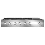 Cafe - 48'' Commercial-Style Gas Rangetop With 6 Burners And Integrated Griddle (Natural Gas) - Stainless Steel