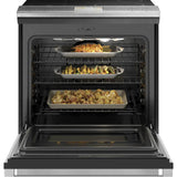 30'' Smart Slide-In, Front-Control, Induction and Convection Range with In-Oven Camera in Platinum Glass