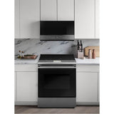 30'' Smart Slide-In, Front-Control, Induction and Convection Range with In-Oven Camera in Platinum Glass