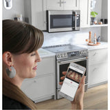 CafeE 30'' Smart Slide-In Front Control Induction and Convection Range with Warming Drawer
