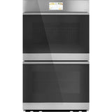Cafe - Minimal Series 30'' Smart Built-In Convection Double Wall Oven in Platinum Glass - Platinum Glass