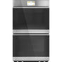 Cafe - Minimal Series 30'' Smart Built-In Convection Double Wall Oven in Platinum Glass - Platinum Glass