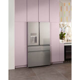 Energy Star 22.3 Cu. Ft. Smart Counter-Depth 4-Door French-Door Refrigerator In Platinum Glass