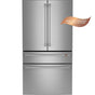 Cafe - 4-Door Bottom Freezer - French Door - Stainless,Brushed Stainless