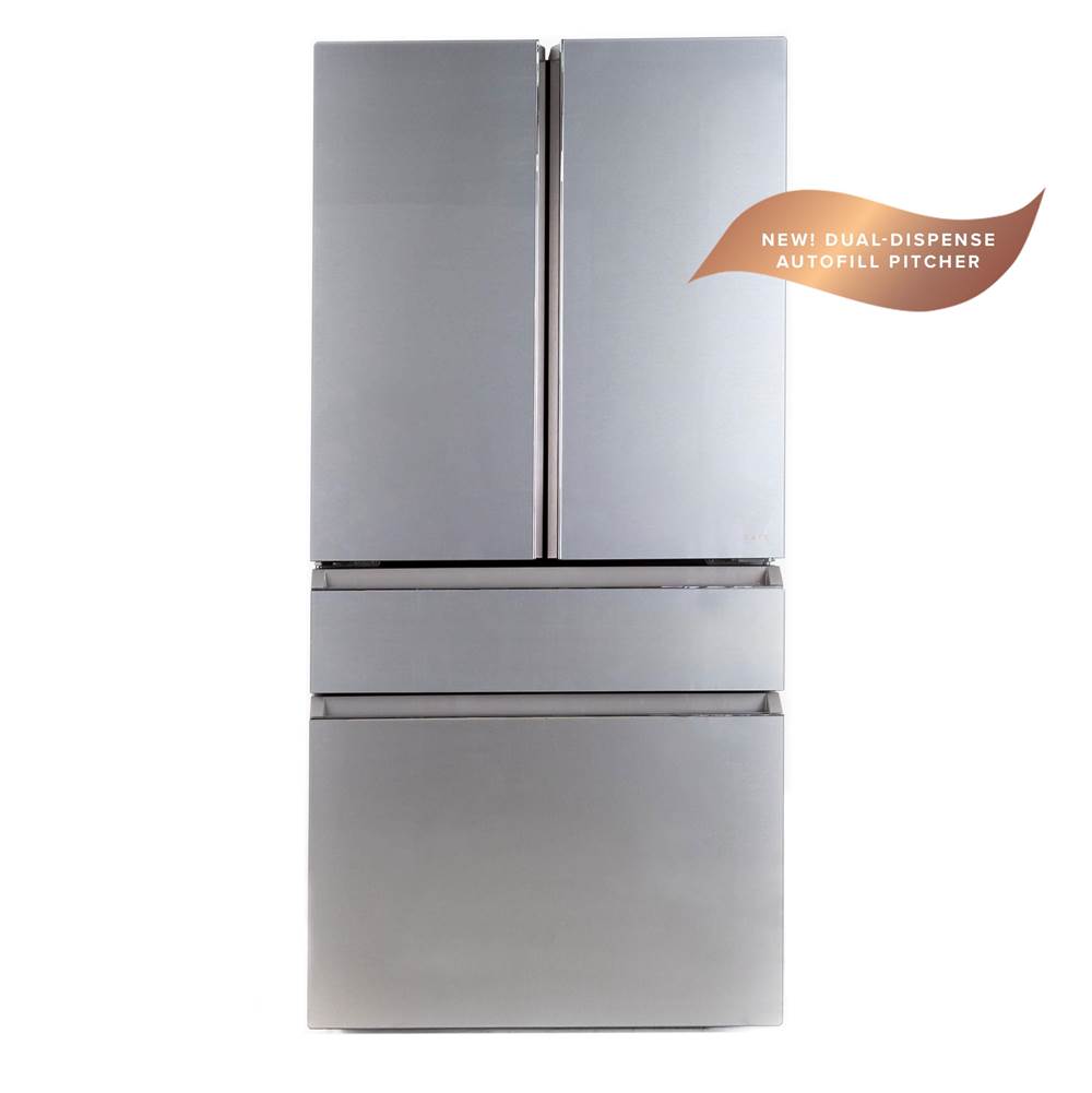 Cafe - 4-Door Bottom Freezer - French Door - Stainless Steel