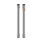 Cafe - 2 French-Door Handles; 2 Knobs - Brushed Stainless