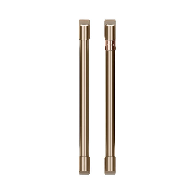 Cafe - 2 French-Door Handles; 2 Knobs - Brushed Bronze