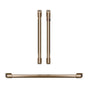Cafe - 2 French-Door Handles; 1 - 30'' Handle; 4 Knobs - Brushed Bronze