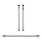 Cafe - 2 French-Door Handles; 1 - 30'' Handle; 4 Knobs - Brushed Stainless