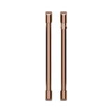 Cafe - 2 French-Door Handles; 2 Knobs - Brushed Copper