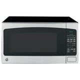 GE Appliances - GE 2.0 Cu. Ft. Capacity Countertop Microwave Oven - Stainless Steel/Black