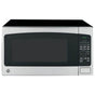 GE Appliances - GE 2.0 Cu. Ft. Capacity Countertop Microwave Oven - Stainless Steel/Black
