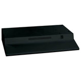GE Appliances - GE Non-Vented Standard Range Hood - Black on Black