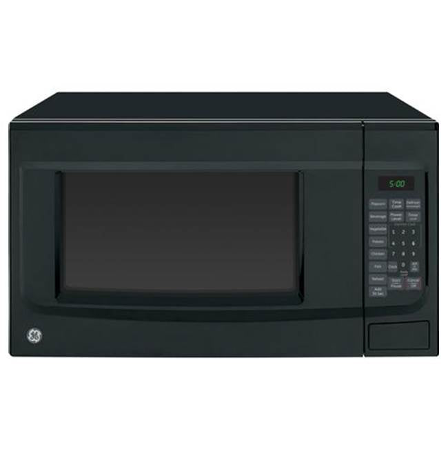 GE Appliances - GE 1.4 Cu. Ft. Countertop Microwave Oven - Black on Black