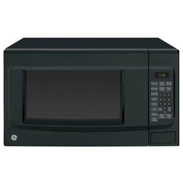 GE Appliances - GE 1.4 Cu. Ft. Countertop Microwave Oven - Black on Black