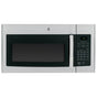 GE Appliances - GE 1.6 Cu. Ft. Over-the-Range Microwave Oven - Stainless Steel/Black
