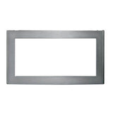 GE Appliances - Optional 30'' Built-In Trim Kit - Stainless Steel