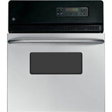 GE Appliances - GE 24'' Electric Single Self-Cleaning Wall Oven - Stainless Steel