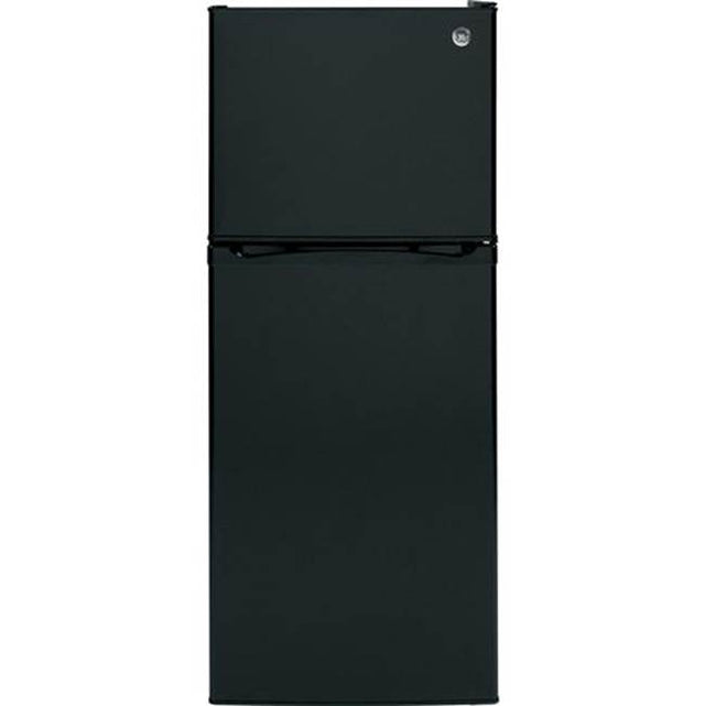 GE Appliances - GE ENERGY STAR 11.6 cu. ft. Top-Freezer Refrigerator - Black