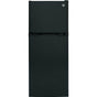 GE Appliances - GE ENERGY STAR 11.6 cu. ft. Top-Freezer Refrigerator - Black