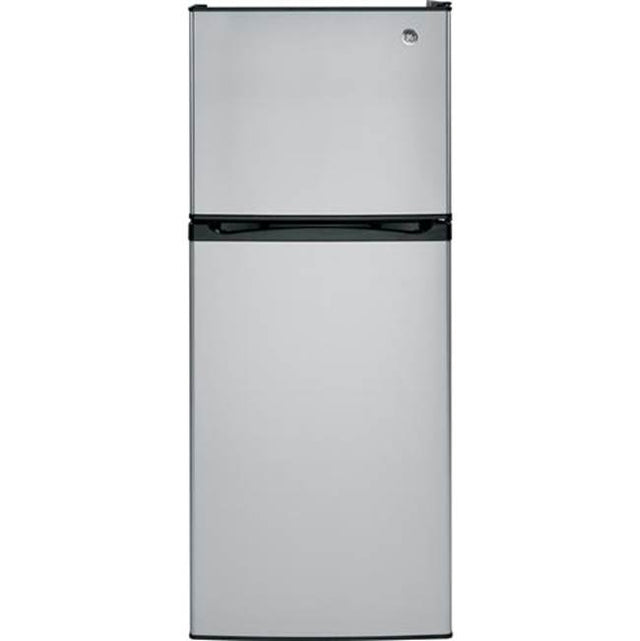 GE Appliances - GE ENERGY STAR 11.6 cu. ft. Top-Freezer Refrigerator - Stainless Steel