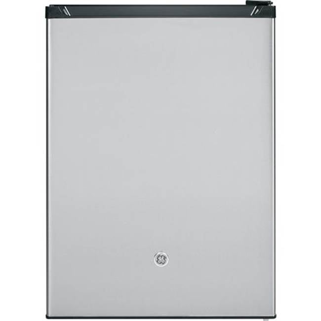 GE Appliances - GE Compact Refrigerator - Stainless Steel