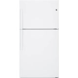 GE Appliances - GE ENERGY STAR 21.1 Cu. Ft. Top-Freezer Refrigerator - White