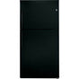 GE Appliances - GE Energy Star21.1 Cu. Ft. Top-Freezer Refrigerator - Black