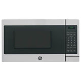 GE Appliances - GE 0.7 Cu. Ft. Capacity Countertop Microwave Oven - Stainless Steel
