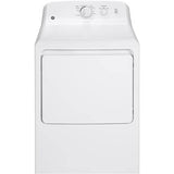 GE Appliances - GE 6.2 Cu. Ft. Capacity Aluminized Alloy Drum Gas Dryer - White