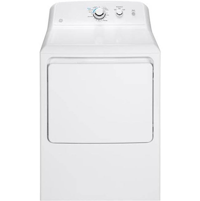 GE Appliances - GE 7.2 cu. ft. Capacity aluminized alloy drum Gas Dryer - White