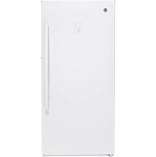 GE Appliances - GE 14.1 Cu. Ft. Frost-Free Upright Freezer - White