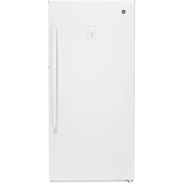 GE Appliances - GE 14.1 Cu. Ft. Frost-Free Upright Freezer - White
