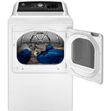 7.4 Cf Elec Tl Matching Dryer, Sensor Dry, Glass Door, Single Knob Electronics, White