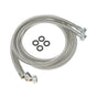 GE Appliances - Washing Machine Universal 6''E stainless steel hoses with 90Degrees Elbow '''' 2 hose package