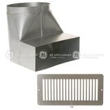 GE Appliances - Range Hood Recirculation Kit for Customer Insert