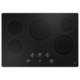 GE Appliances - 30'' Cooktops - Radiant - Black on Black