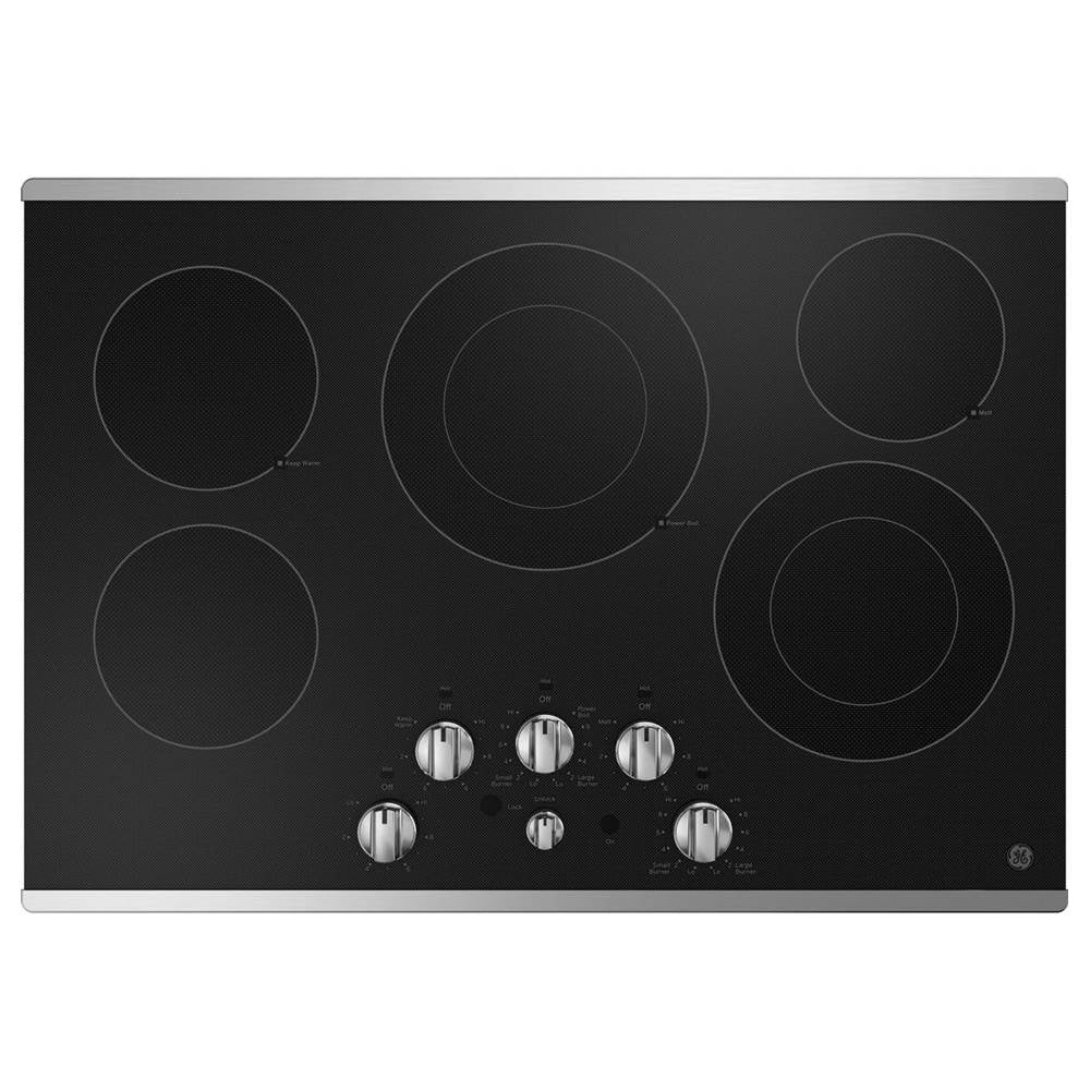 GE Appliances - 30'' Cooktops - Radiant - Stainless Steel
