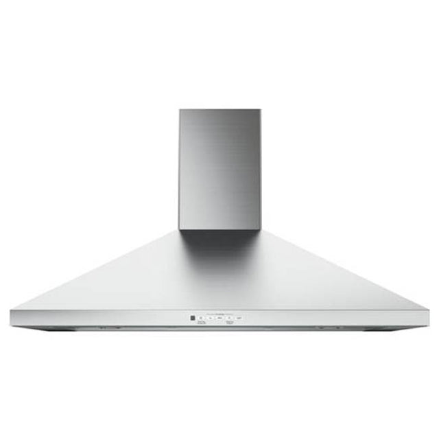 GE Appliances - GE 36'' Wall-Mount Pyramid Chimney Hood - Stainless Steel