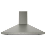 GE Appliances - GE 36'' Wall-Mount Pyramid Chimney Hood - Fingerprint Resistant Slate