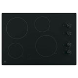 GE Appliances - GE 30'' Built-In Knob Control Electric Cooktop - Black