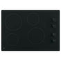 GE Appliances - GE 30'' Built-In Knob Control Electric Cooktop - Black