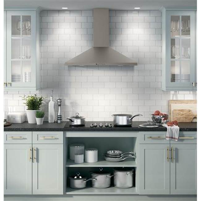GE 36'' Wall-Mount Pyramid Chimney Hood