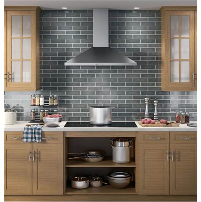 GE 36'' Wall-Mount Pyramid Chimney Hood