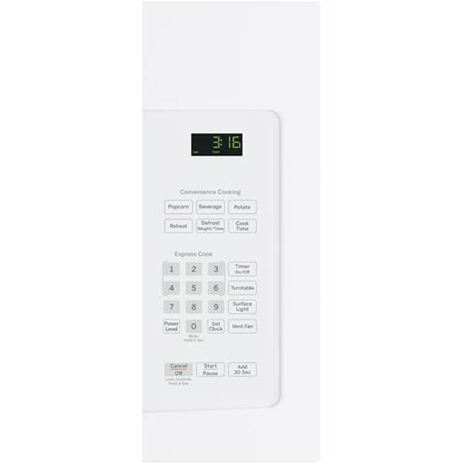 GE 1.6 Cu. Ft. Over-The-Range Microwave Oven With Recirculating Venting