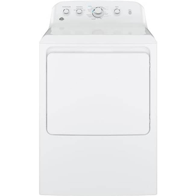 GE Appliances - GE 7.2 cu. ft. Capacity aluminized alloy drum Electric Dryer - White