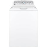 GE Appliances - GE Energy Star4.4 Cu. Ft. Stainless Steel Capacity Washer - White