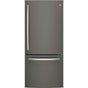 GE Appliances - GE ENERGY STAR 21.0 Cu. Ft. Bottom-Freezer Refrigerator - Fingerprint Resistant Slate